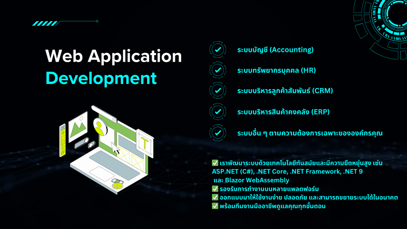 AI-ready web application dashboard